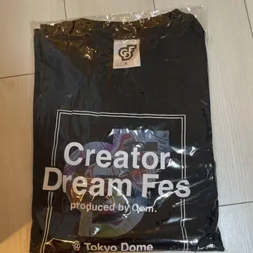 Creator Dream Fes 티셔츠 L 사이즈 블랙