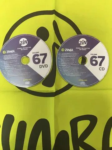 Zumba 67 DVD CD 세트