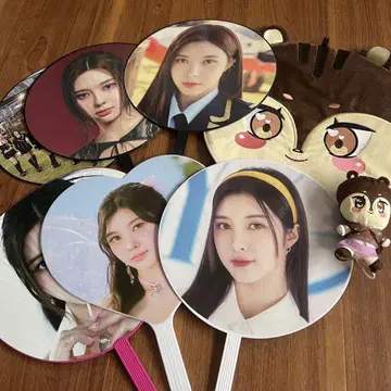 Kep1er 다연 부채 봉제 인형