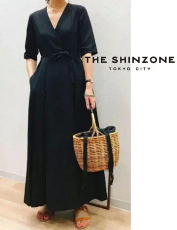 THE SHINZONE 더 신존 코튼 린넨 카슈쿨 드레스