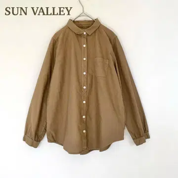SUNVALLEY 선밸리 제품 염색 옥스포드 레귤러 셔츠 카멜 긴팔