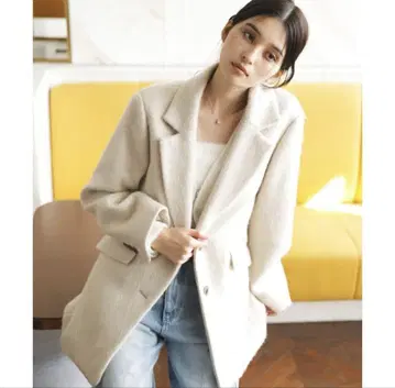 VIS 샤기 간이 침대 베이지