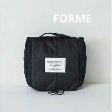Forme 히가시하라 아키 트래블 화장품 파우치 블랙