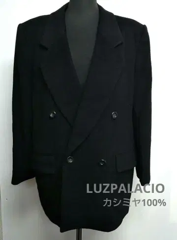 Luz Palacio 캐시미어 100% 블랙 피코트