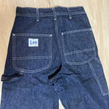 리 다크 블루 스트레이트컷 데님