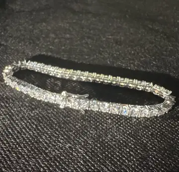 2ct 모이사나이트 x S925 테니스 체인 팔찌