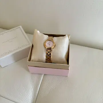 JILL by JILLSTUART 핑크 골드 아날로그 쿼츠 손목시계