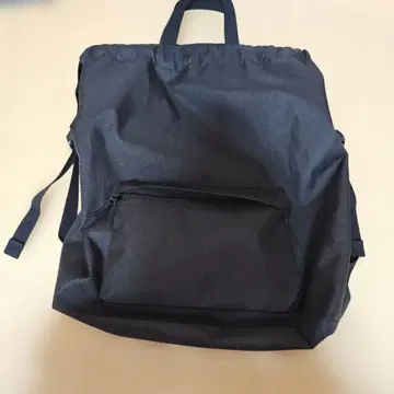 MUJI 경량 블랙 복조리형 백팩