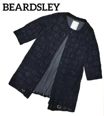 BEARDSLEY 비어즐리 전체 레이스 자켓 가디건 블랙 프리