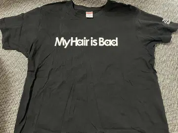 My Hair is Bad 밴드 티셔츠 XL 사이즈 블랙