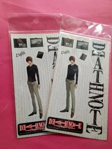 DEATH NOTE 데스노트 야가미 라이토 Light 스티커 2장 세트