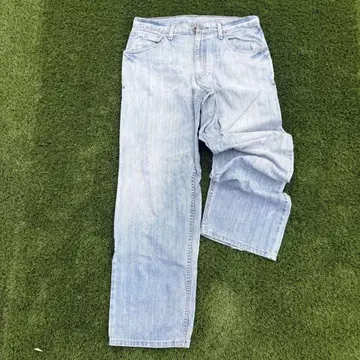 Baggy 32 옅은 파랑 스트레이트 데님
