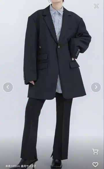 [STUDIOUS] 오버 사이즈 테일러드 자켓