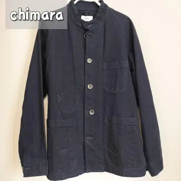 컨디션 최상 chimala 치마라 스탠드 카라 데님 자켓 XS