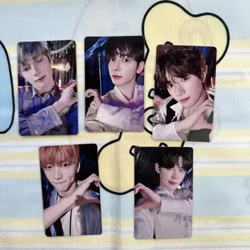 TXT membership 설문조사 2024 MOA 트레이딩 카드 5장