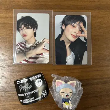 Stray Kids 아이엔 사우나 가챠 2개 트레이딩 카드 2장 세트