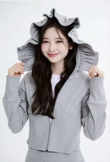 JILTU 베이비 프릴 후디 그레이 0사이즈