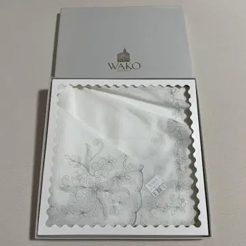 WAKO 와코 손수건 마 혼방