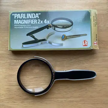 PARLINDA 돋보기 2배율 4배율 돋보기