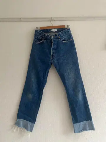 RE/DONE Levis 플레어 데님 28
