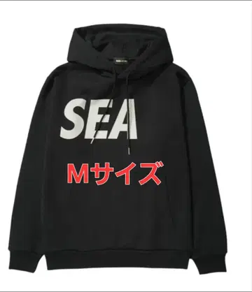 WIND AND SEA 스트레이트 후디드 스웨트셔츠