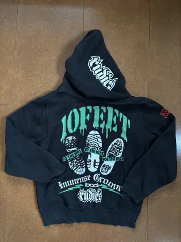 10-FEET RUDIES 콜라보 후드티 사이즈 S