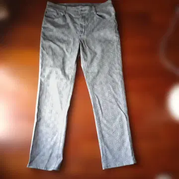 EDWIN 503 체크 무늬 팬츠 그레이