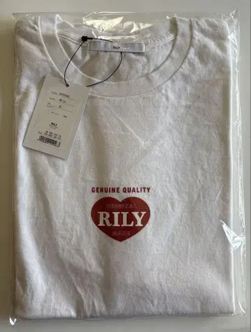 RILY Heart Logo SS Tee White XL