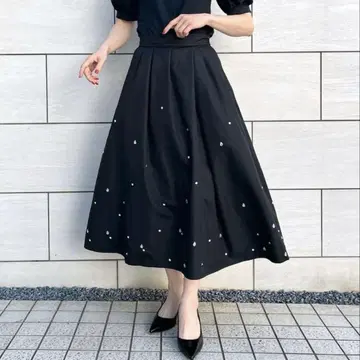 아메노치하레 비쥬 부착 볼륨 레인 스커트