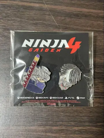 TGS2025 NINJA GAIDEN 4 시유 특전 핀 배지 핀즈