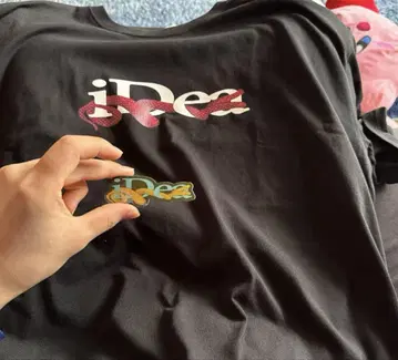 iDea 블랙 T셔츠