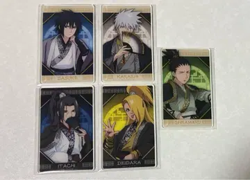 NARUTO 나루토 트레이딩 아크릴 카드 옥좌 ver. 5종