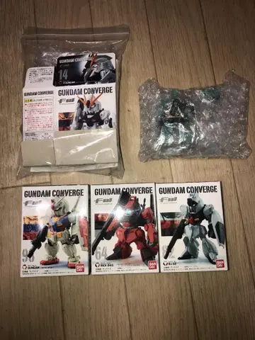 미사용품 GUNDAM CONVERGE 5체 세트 아무로 탑승기 컨버지