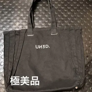 [컨디션 최상] UN3D 오리가미 플리츠 토트 블랙