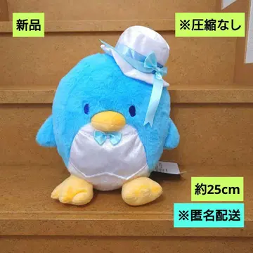 산리오 캐릭터즈 화이트 오스마시 인형 BIG 타입 턱시도샘