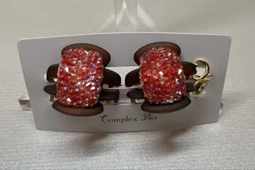 새상품 컴플렉스 비즈 클립 휘핑 클립 스와로브스키