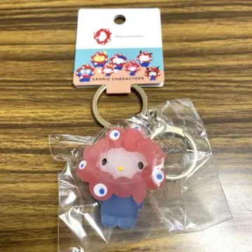 만박 EXPO 산리오 미야쿠미야쿠 키링 클리어 키티