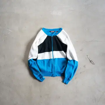 'Line up' '80s vintage Zip sweat jacket