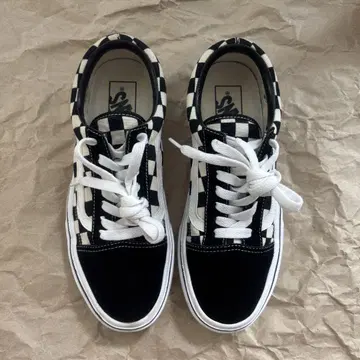 VANS 올드스쿨 라이트 체커 패턴 23cm