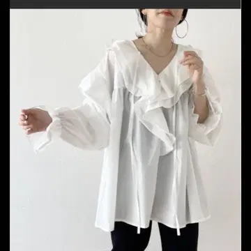 wee9s 프릴 블라우스