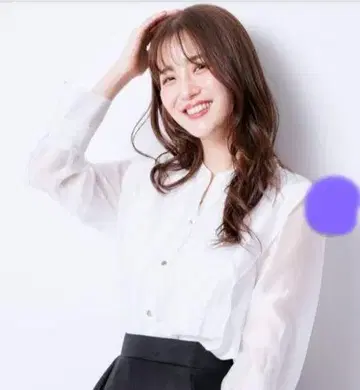 에어리 프릴 셔츠 블라우스 저스길리티