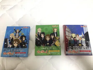 케이온! DVD 3매 세트 캔뱃지 부채 포함
