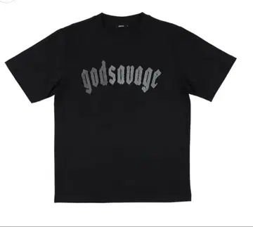 god savage 블랙 T셔츠 숏팬츠 세트