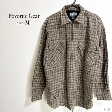 Favorit Gear 체크 무늬 자켓 셔츠 M 사이즈