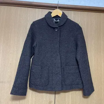 울 코트 브라운 MUJI