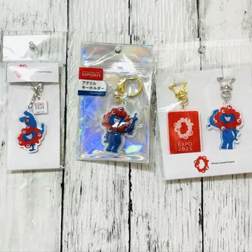 [미야쿠미야쿠] 아크릴 키링 x 3개 푹신푹신 페어 키링