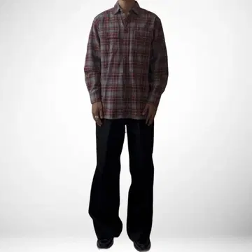 used L.L.Bean plaid shirt