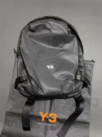 Y-3 블랙 백팩