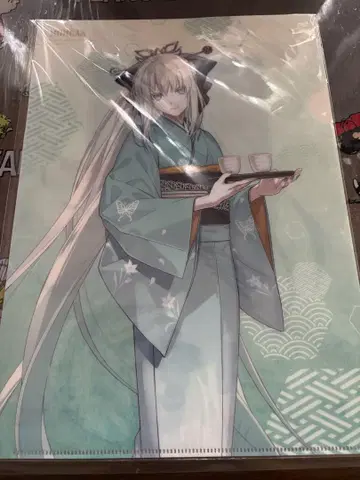 FGO 리큐엔 콜라보 모르간 가쓰시카 호쿠사이 클리어 파일 2장 세트