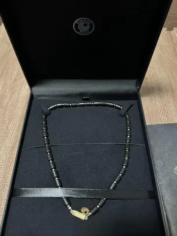 IMPULSE NECKLACE GF 43cm 블랙